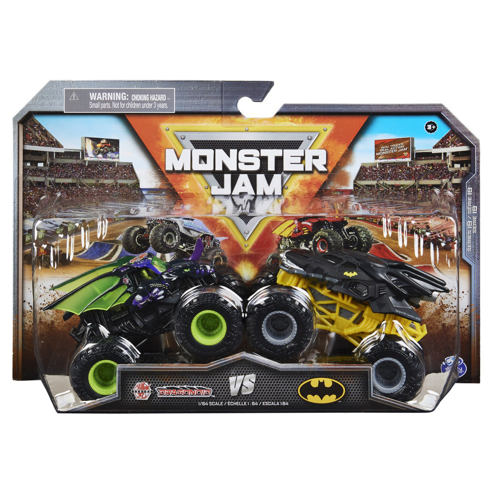 Monster Jam 1:64 2 Pack Die-Cast Car
