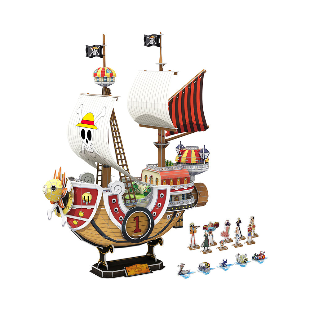 One Piece Thousand Sunny Complex Model 3D Puzzle, 8+ (244 Pieces)