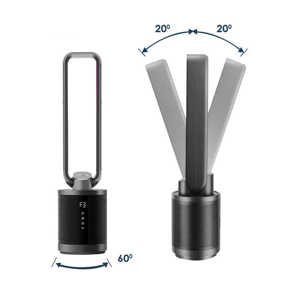 Crane 2-in-1 Air Purifier Bladeless Fan