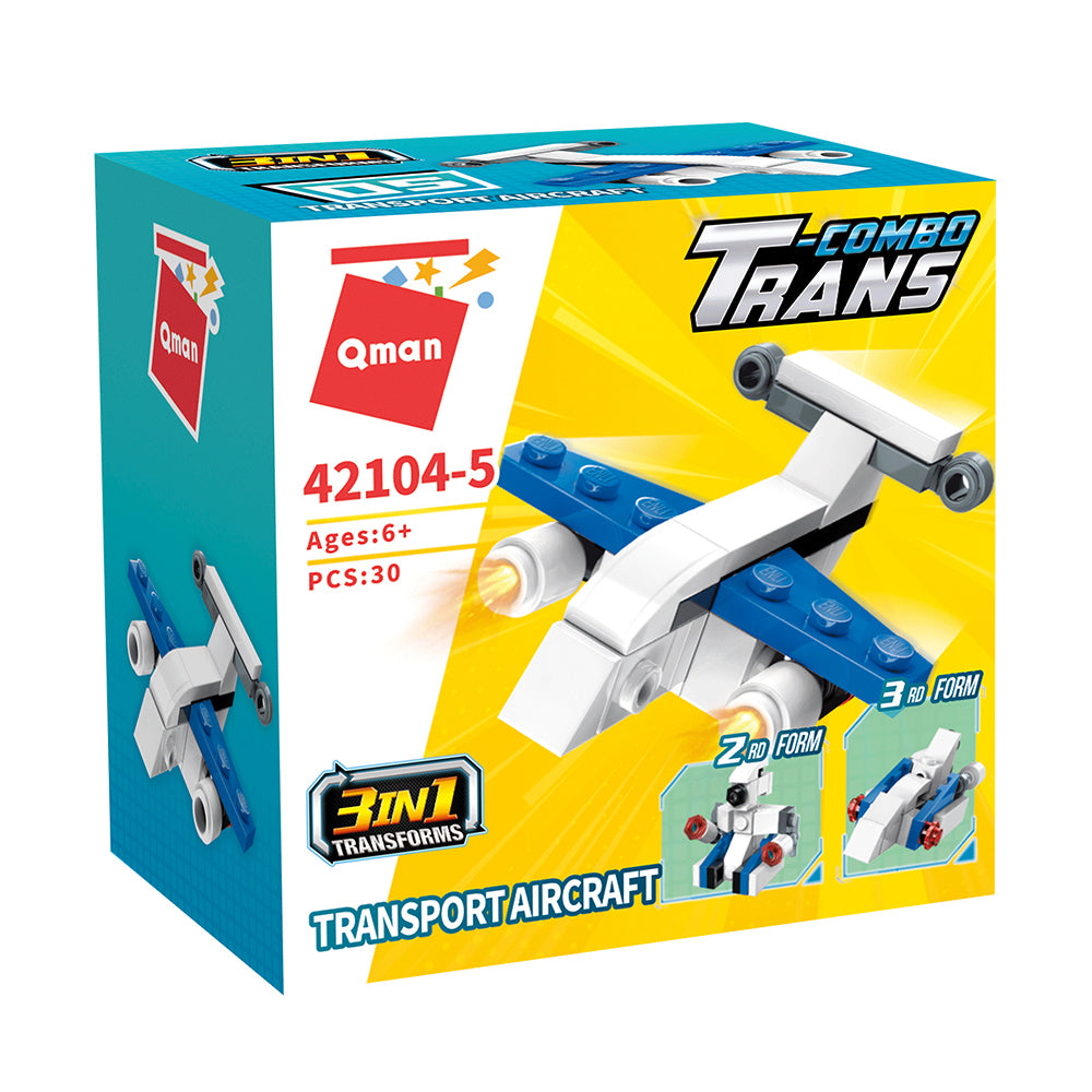 Qman Building Blocks Trans-Combo 42104 Voyage Expedition Team