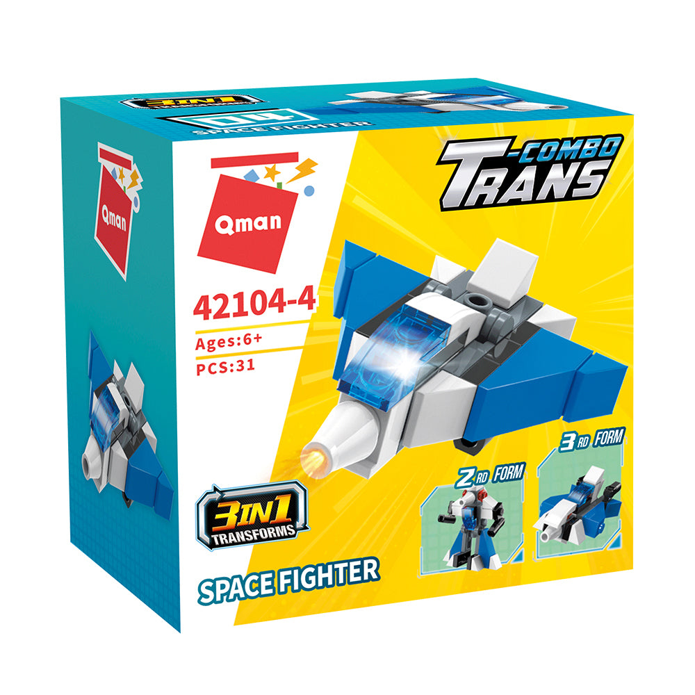 Qman Building Blocks Trans-Combo 42104 Voyage Expedition Team