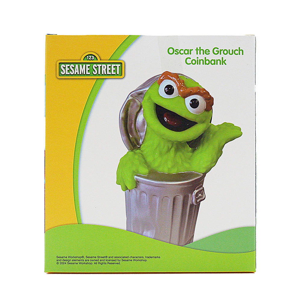 123 Sesame Street Coin Bank - Oscar the Grouch