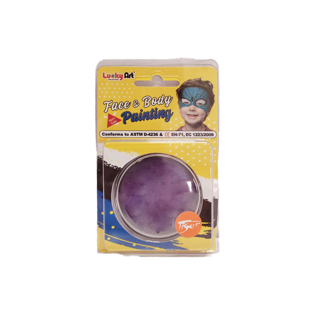 Tiger Lucky Art - Non-Toxic Face Painting 23g Purple Main image