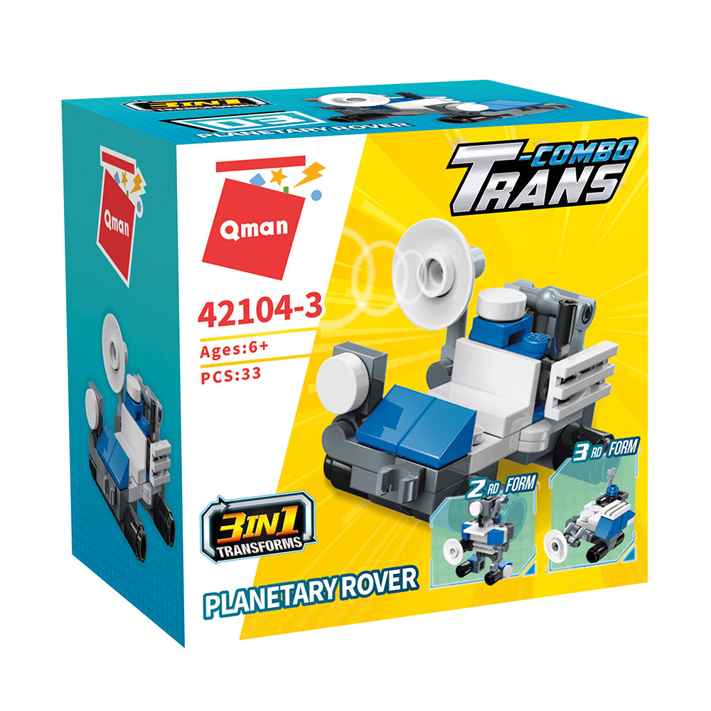 Qman Building Blocks Trans-Combo 42104 Voyage Expedition Team