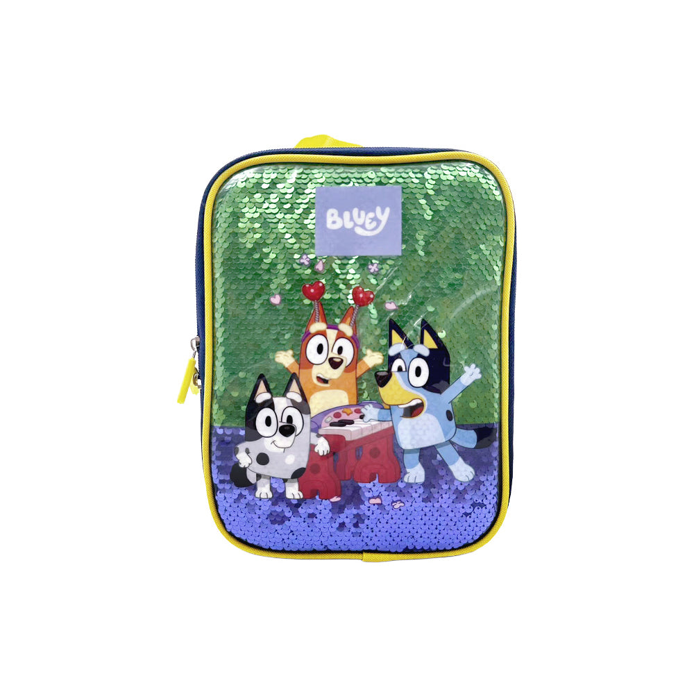 Bluey - Bluey, Bingo & Muffin Sequin Lunch Bag
