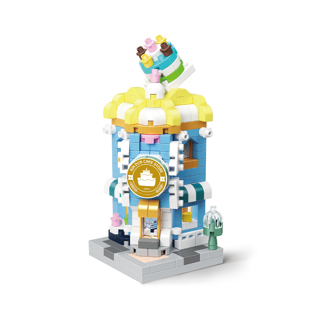 Koco Bricks 02039 Interesting Creative Street View Cake Shop, Ages 6+, Building Blocks 286 Pieces Main image
