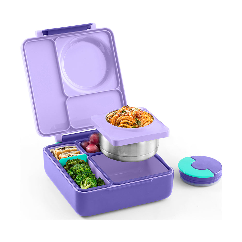 Omielife Food Container & Vacuum Insulated bowl - Purple Plum