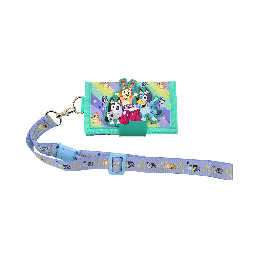Bluey - Bluey, Bingo and Muffin Wallet with Lanyard