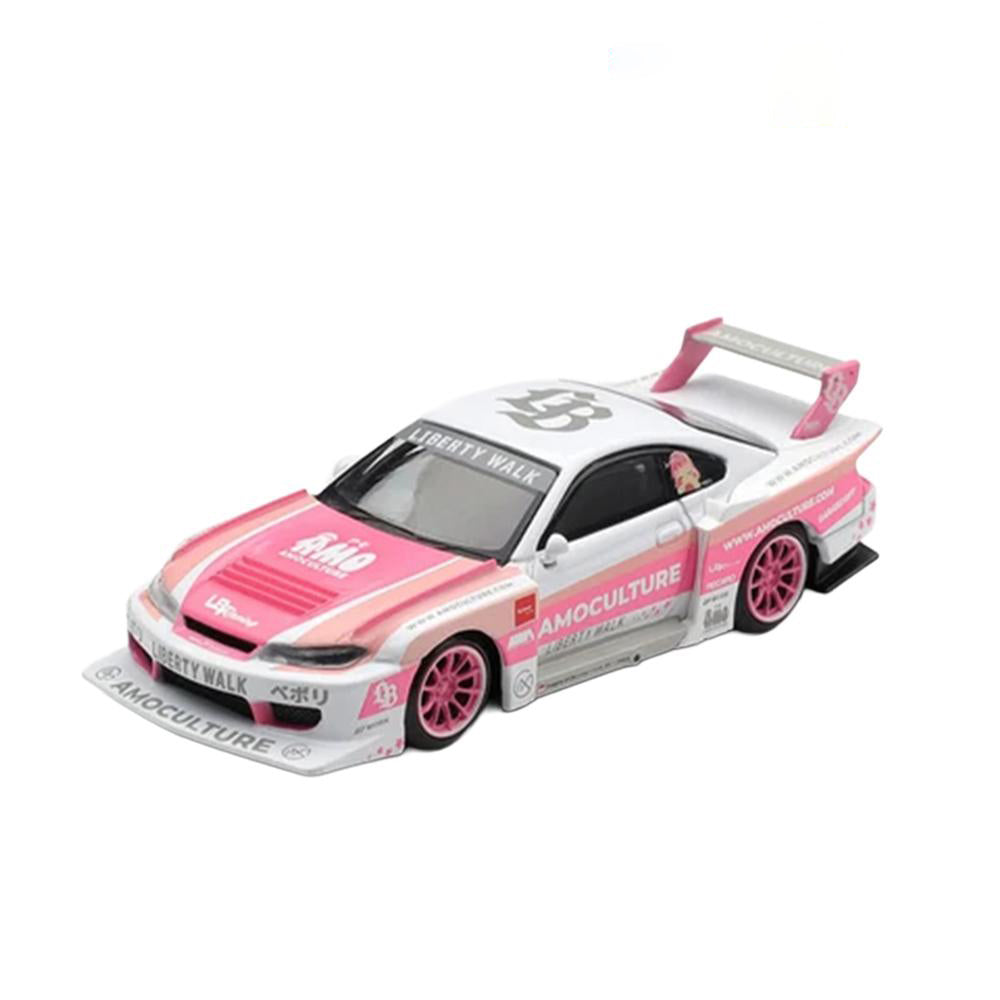 Mini GT 1:64 Nissan Silvia (S15) LB-Super Silhouette - Amoculture Blister Packaging Main image