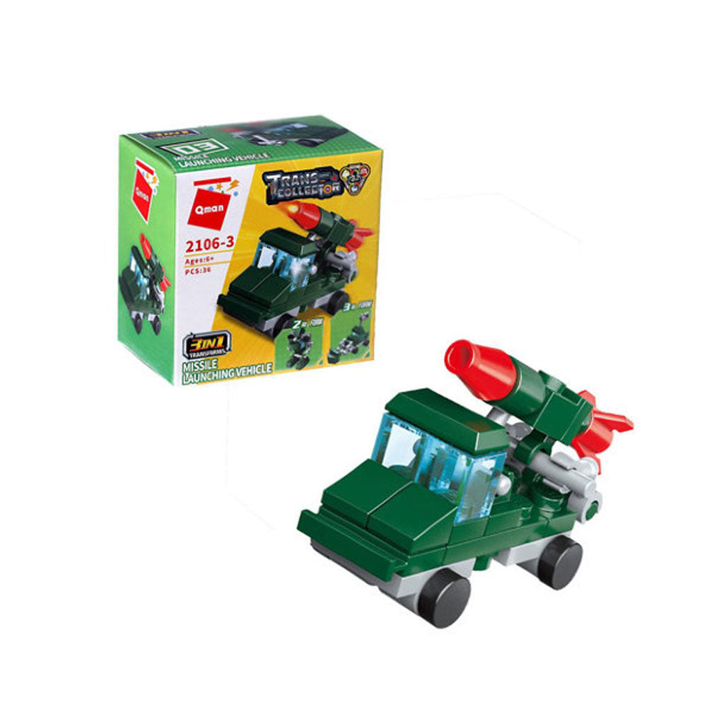 Qman Building Blocks Trans-Collector 2106 City Guard