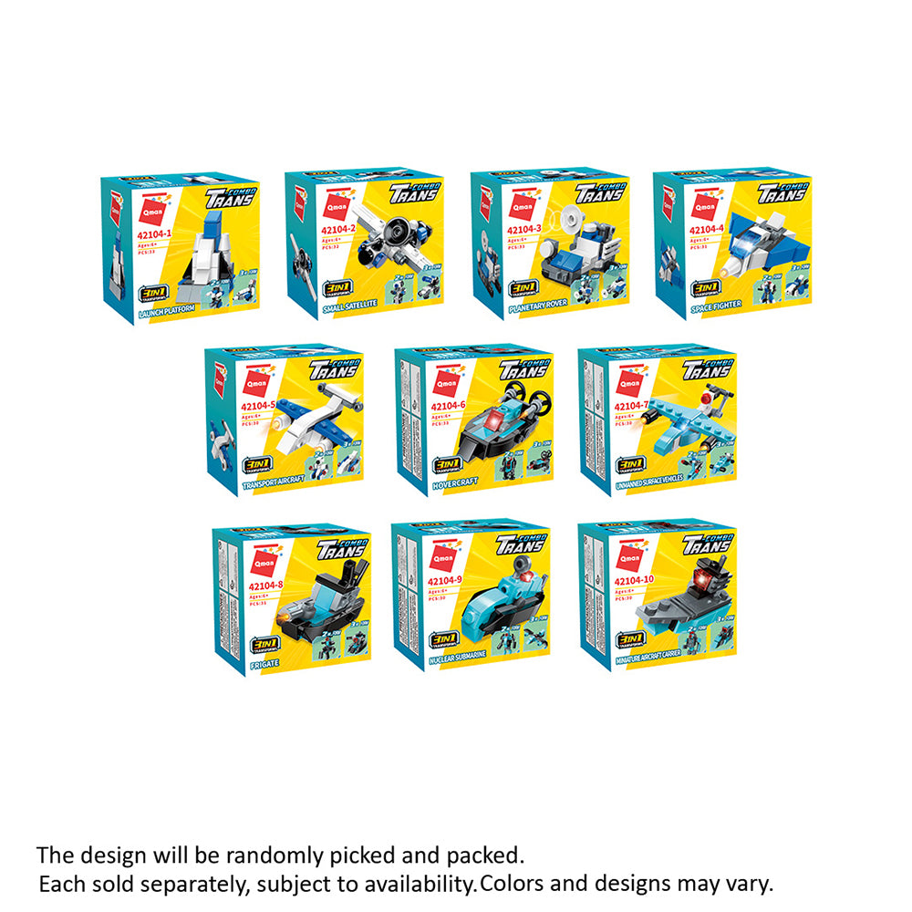 Qman Building Blocks Trans-Combo 42104 Voyage Expedition Team Secondary image
