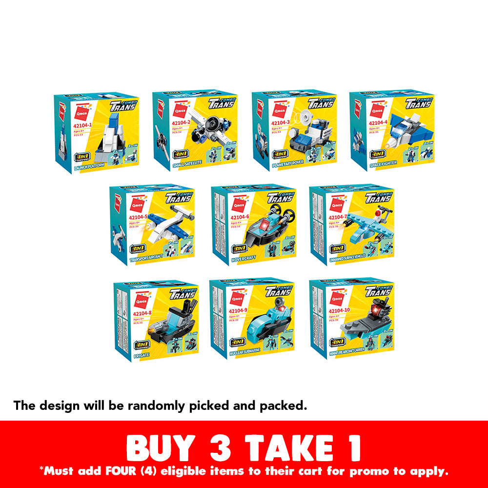 Qman Building Blocks Trans-Combo 42104 Voyage Expedition Team Main image