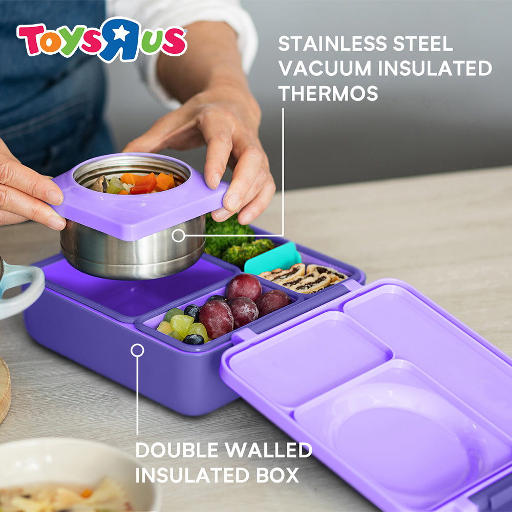 Omielife Food Container & Vacuum Insulated bowl - Purple Plum