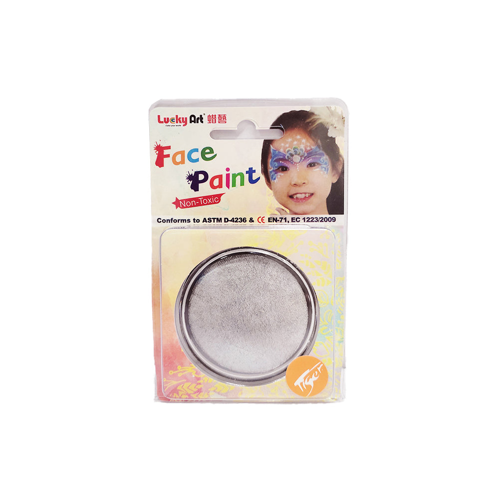 Tiger Lucky Art - Non-Toxic Face Painting 23g Silver