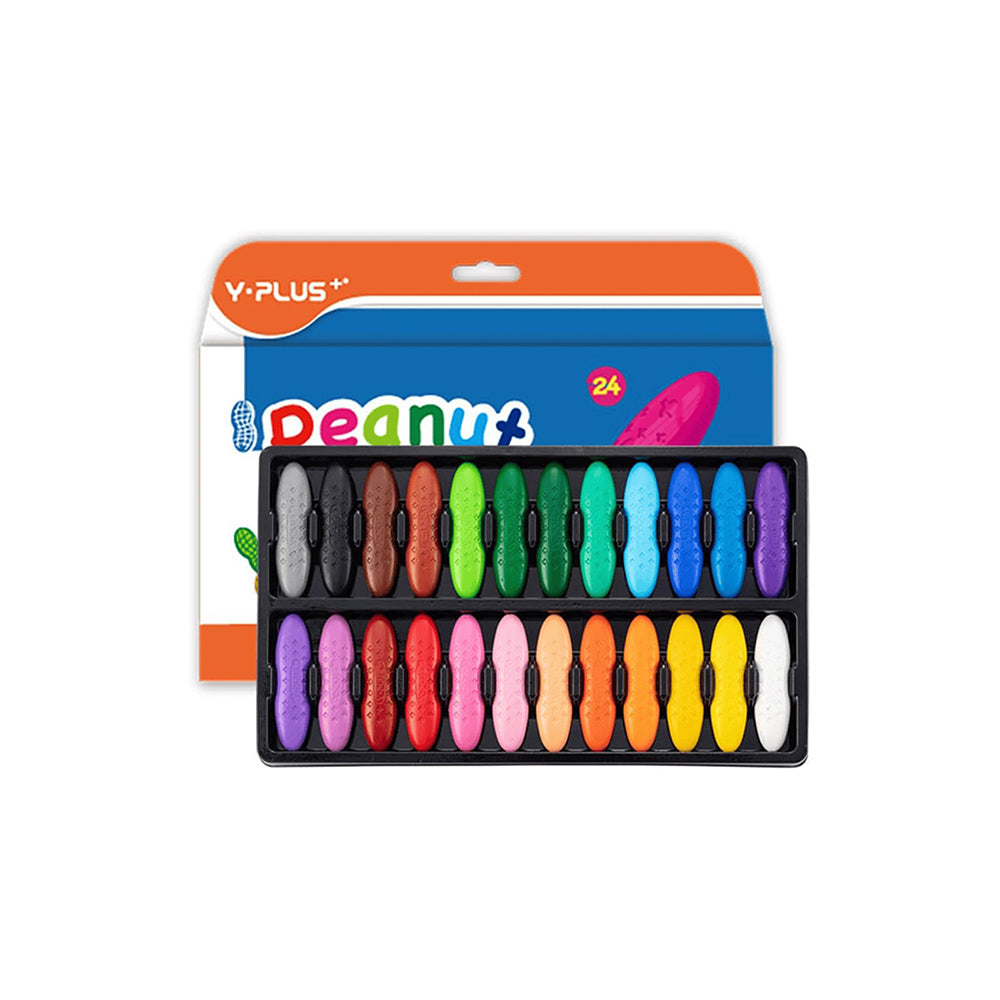 Y-Plus Peanut Crayon Clean Hand Crayon - 24 colours Main image