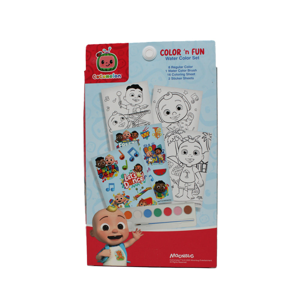 Cocomelon Color 'N Fun Water Color Set