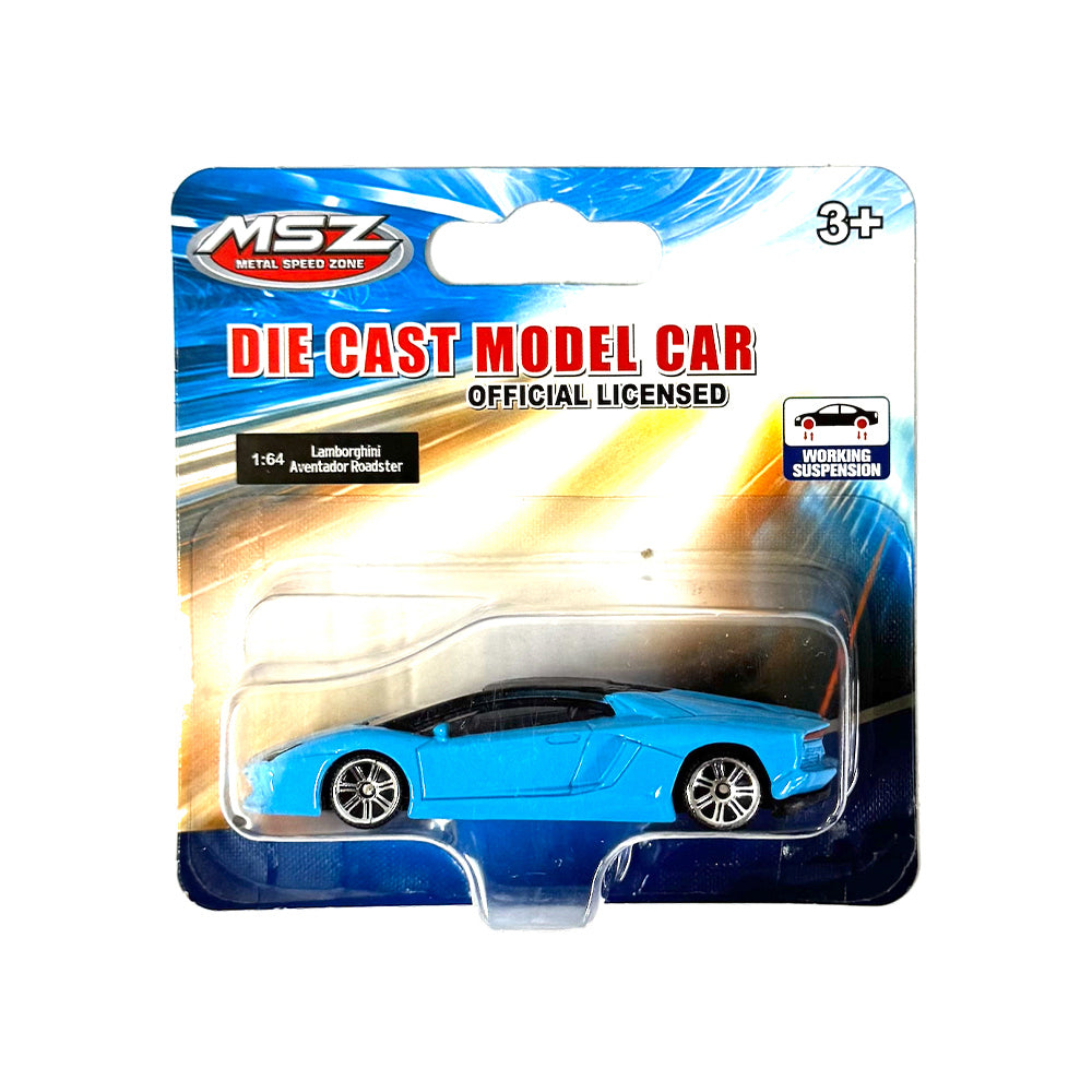 Metal Speed Zone 1:64 Die-cast Vehicle - Lamborghini Aventador Roadster
