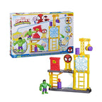 Marvel Spidey and His Amazing Friends Hulk Smash Yard Playset