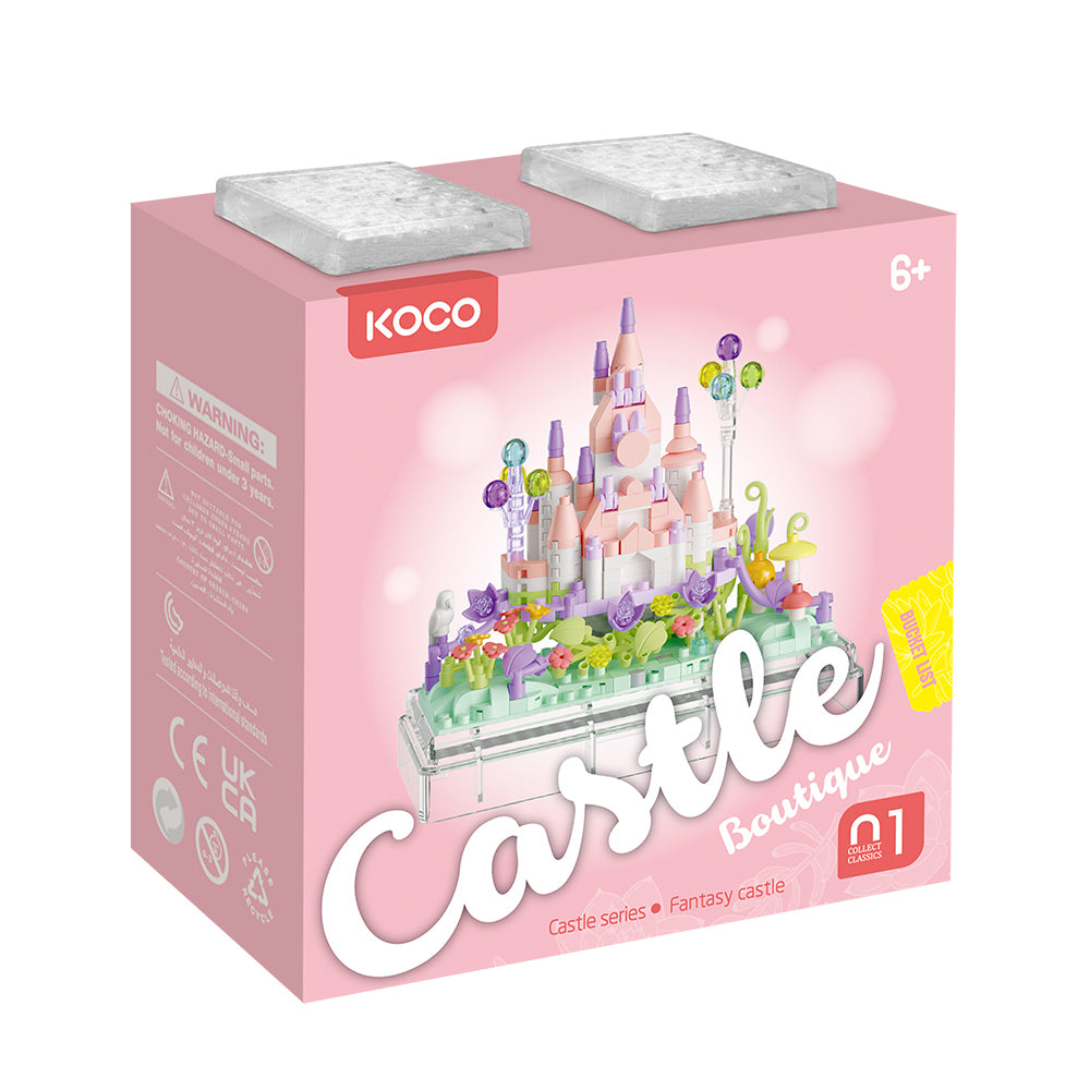 Koco Bricks 02074 Castle Boutique Castle Series, Fantasy Castle, Ages 6+, Building Blocks 412 Pieces