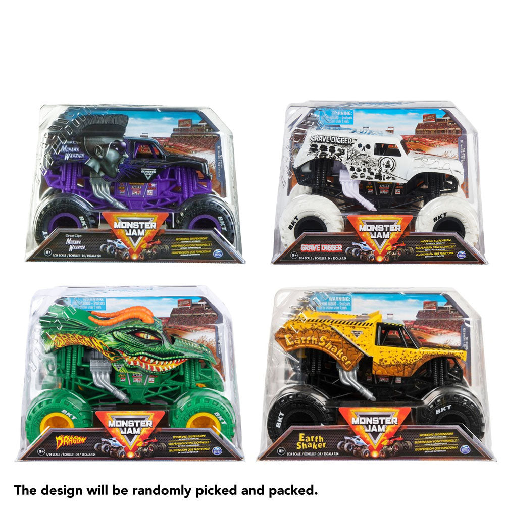 Monster Jam 1:24 Collector Diecast Trucks