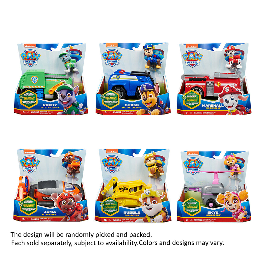 Paw Patrol Basic Vehicles Assorted