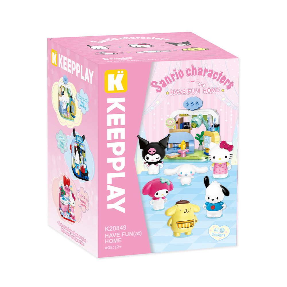 Keepplay Sanrio K20849 Have Fun At Home Blind Box Building Blocks For Ages 12+