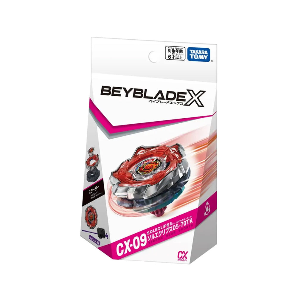 Takara Tomy Beyblade X CX Series - Soleclipse D5-70TK (CX-09)