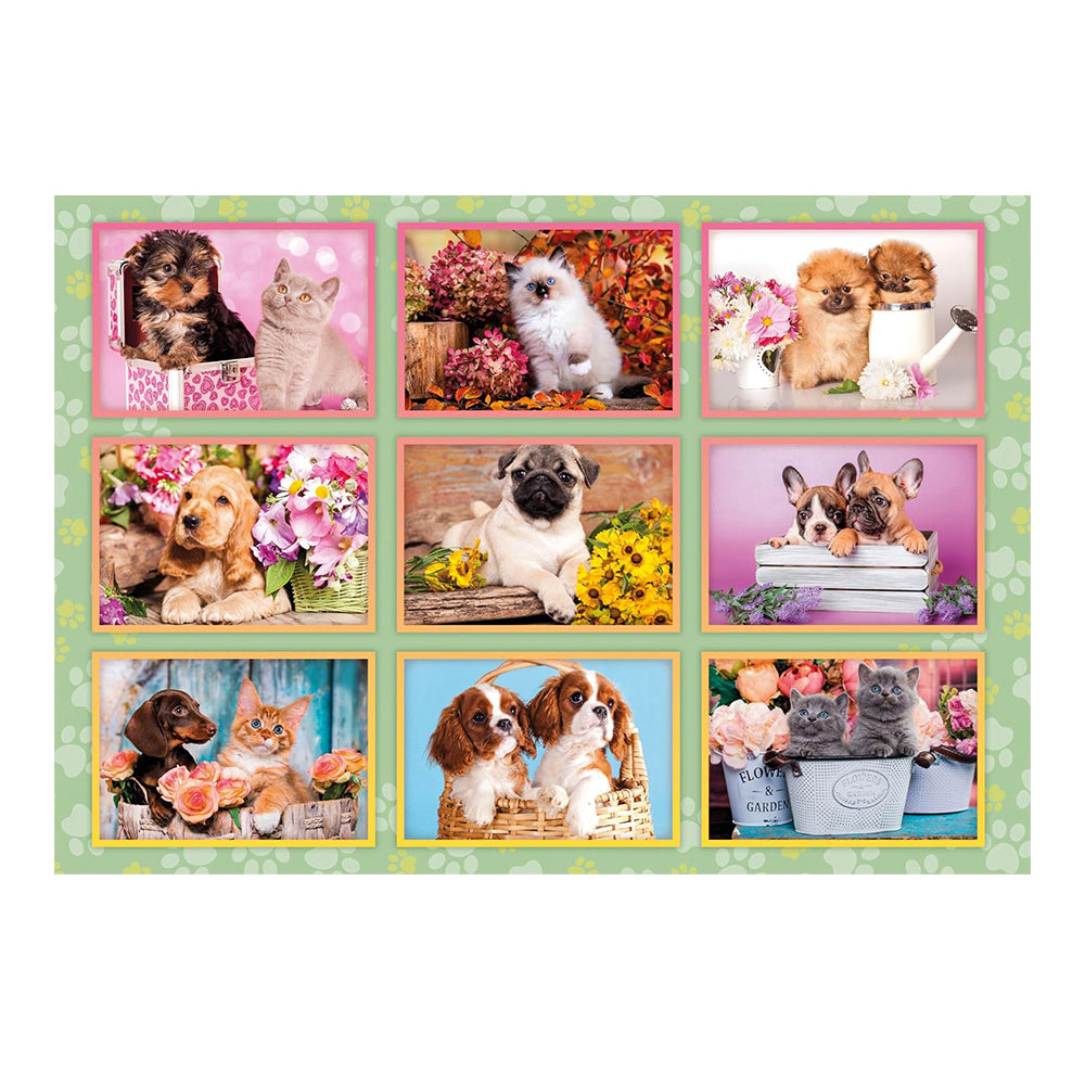 Clementoni 180 Puppies Collage Puzzle (48,5x33,5 cm) Secondary image