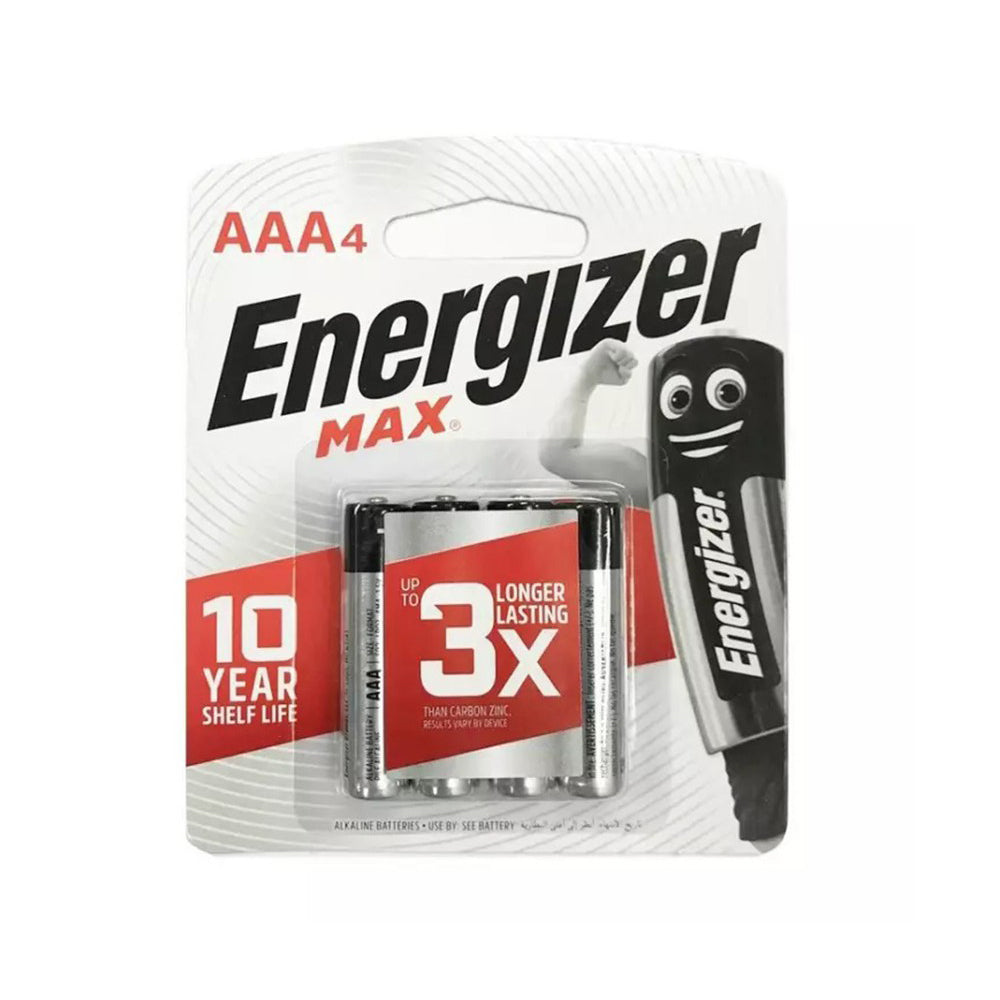 Energizer Alkaline Battery Max AAA (E92BP4) Main image