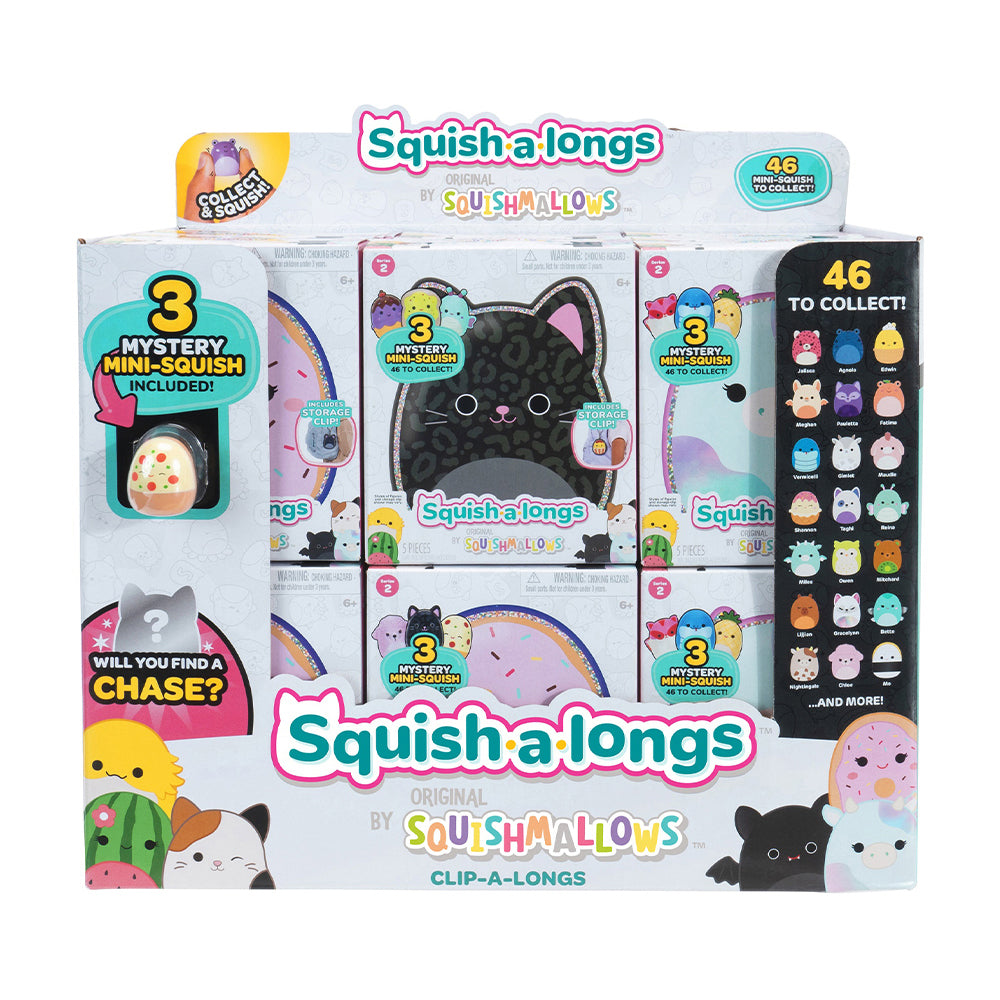 Squishmallows Squish-A-Longs 3 Mystery Mini-Squish Caedia