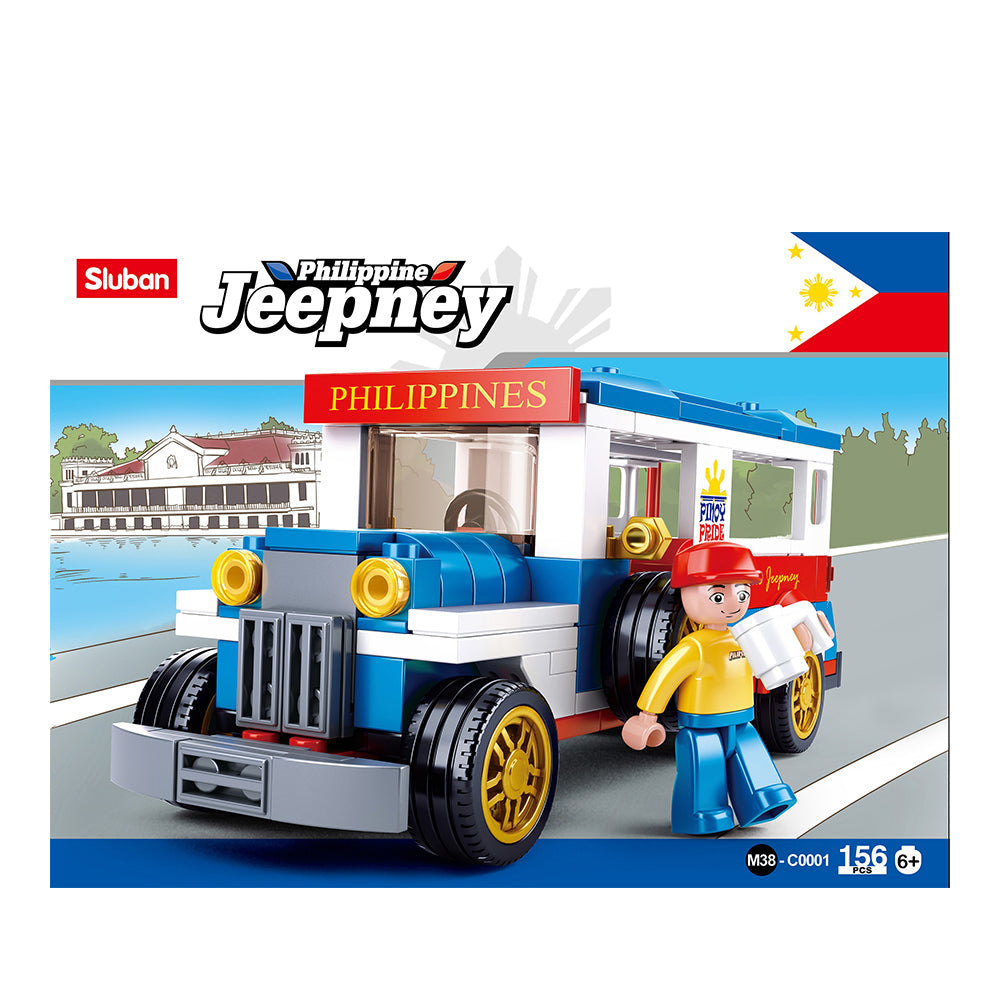 Sluban Model Bricks - Philippine Jeepney Secondary image