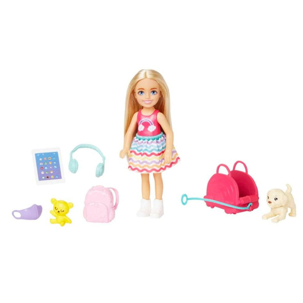 Barbie Chelsea Doll Travel Set with Puppy