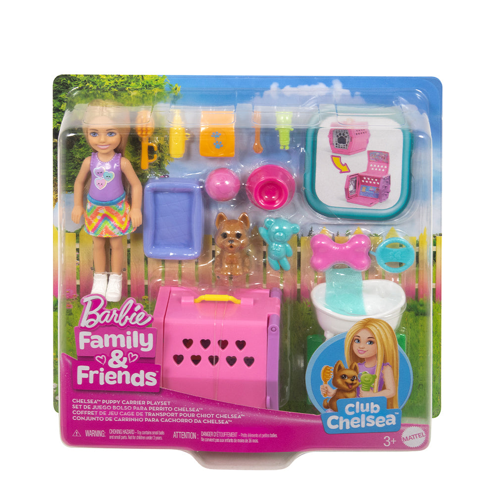 Barbie Family & Friends Chelsea Puppy Carrier Playset Main image