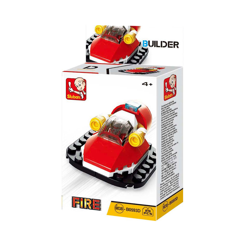 Sluban Builders M38 - B0593D Amphibian Vehicle Fire 25 Pieces Model Blocks Main image