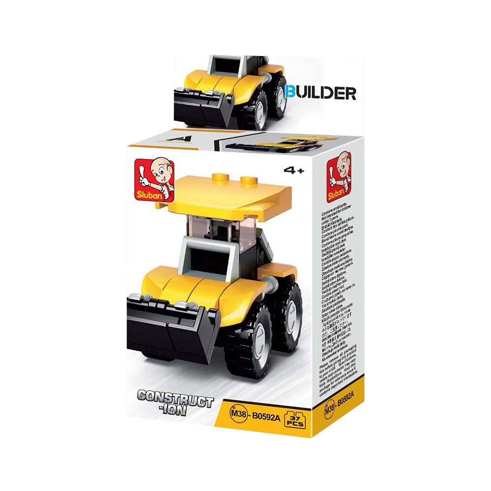 Sluban Builders M38 - B0592A Front Loader Construction 37 Pieces Model Blocks Main image