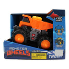 Monster Wheels Big Wheels Engineering Monster Truck with Lights & Sound