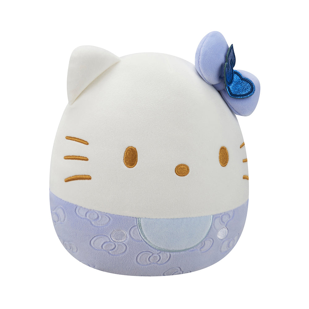 Squishmallows hello Kitty 50th Anniversary 8 Inch Small Plush Toy - Hello Kitty - Blue Secondary image