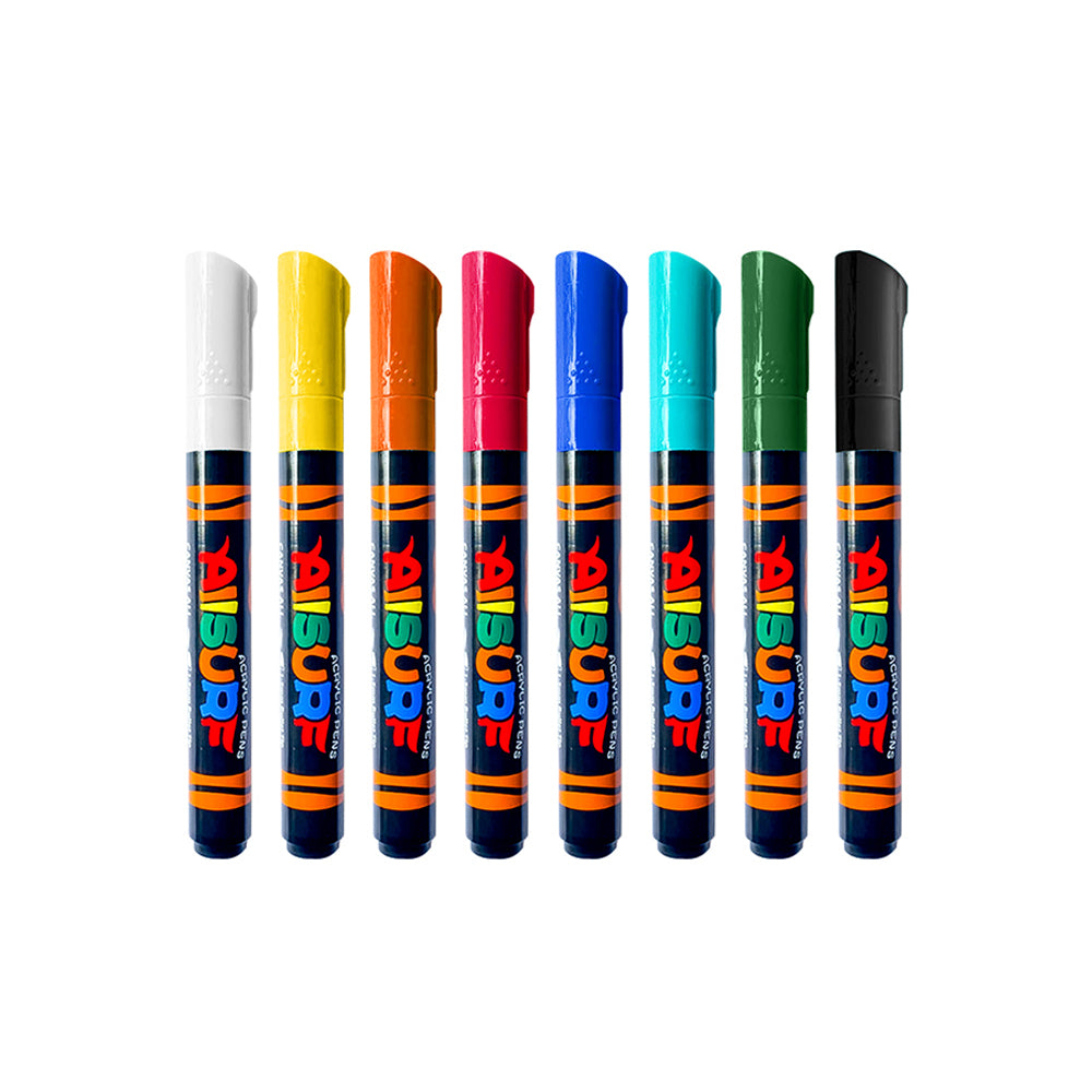 Y-Plus Allsurf Acrylic Pens - 8 Colors