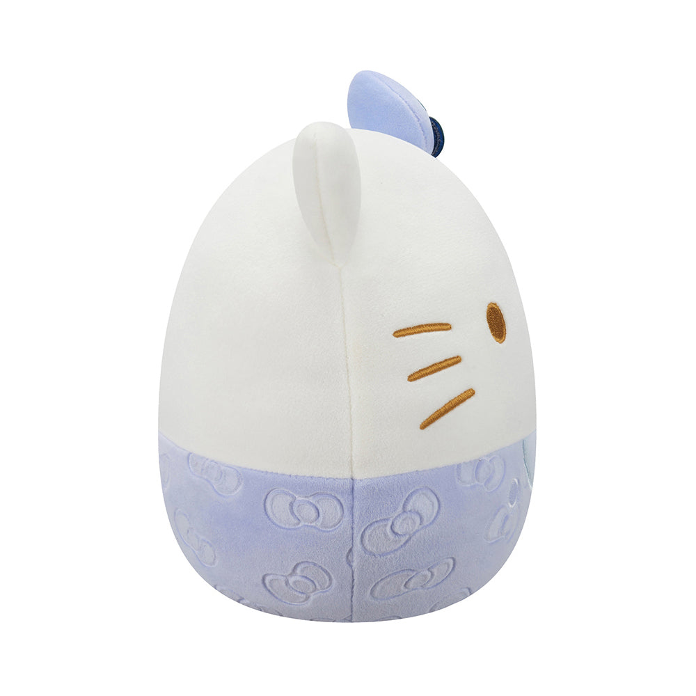 Squishmallows hello Kitty 50th Anniversary 8 Inch Small Plush Toy - Hello Kitty - Blue