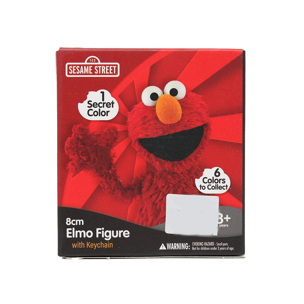 123 Sesame Street 8cm Elmo Figure with Keychain