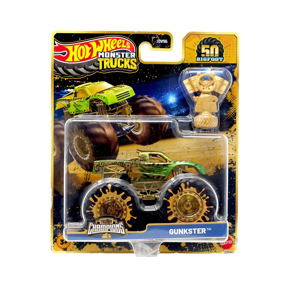 Hot Wheels Monster Trucks Trophy Champions 50 Bigfoot (Assorted)