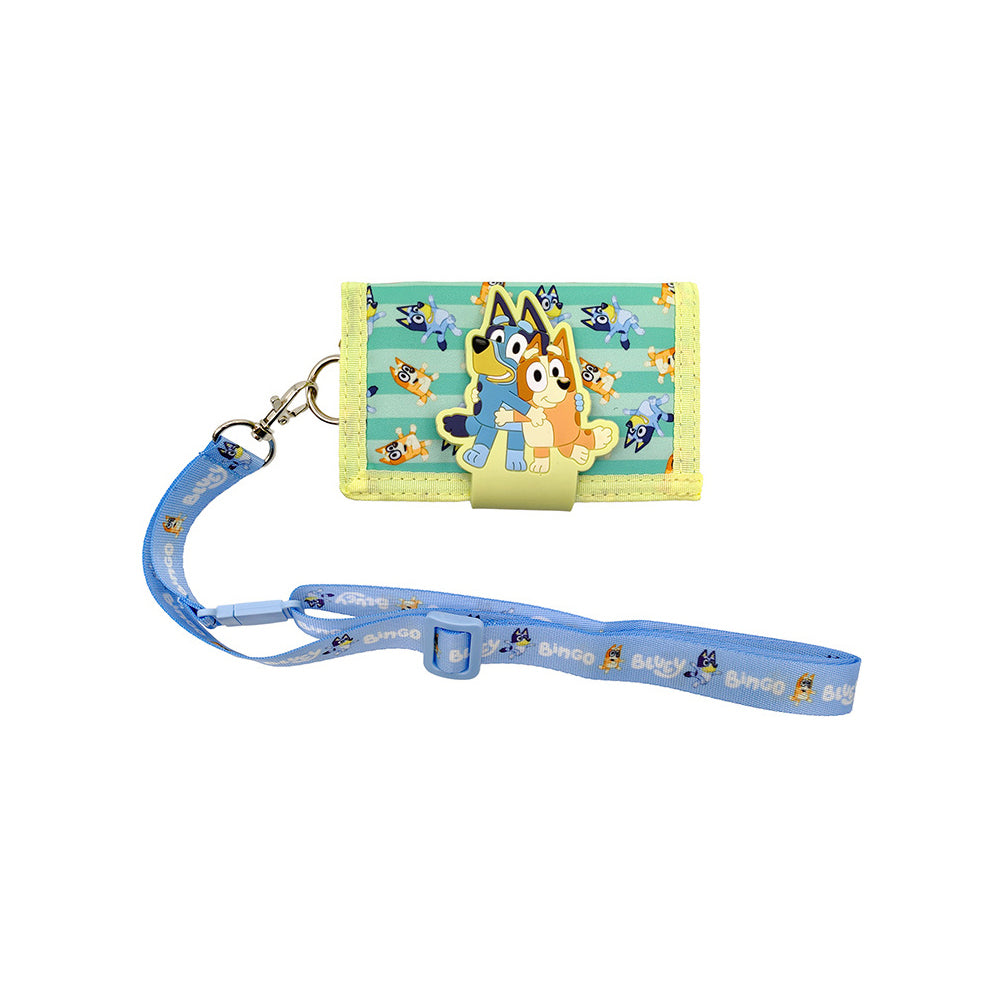 Totsafe Bluey Playful Duo Wallet With Lanyard Main image
