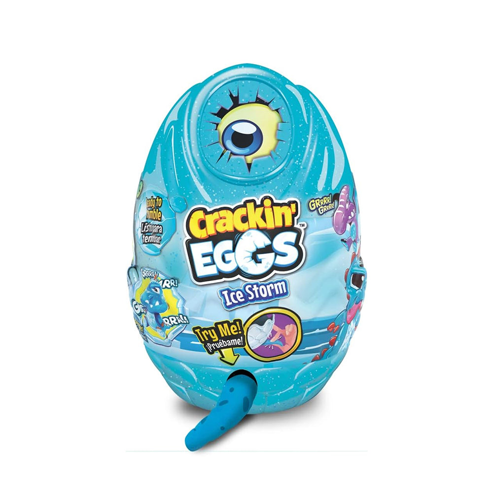 Crackin' Eggs™  Jurassic Friends Dino Ice Storm w/ Grumble & Roar Sound Large Egg