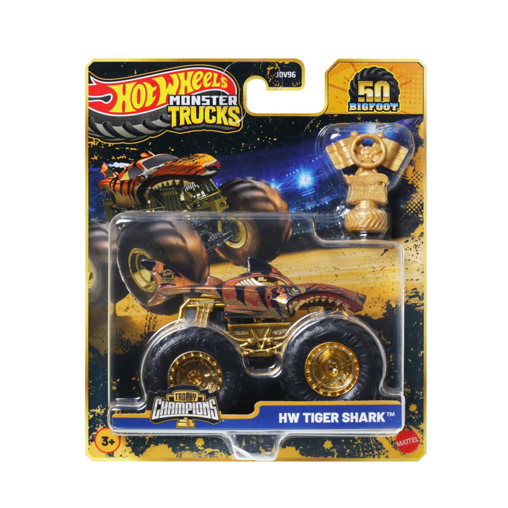 Hot Wheels Monster Trucks Trophy Champions 50 Bigfoot (Assorted)
