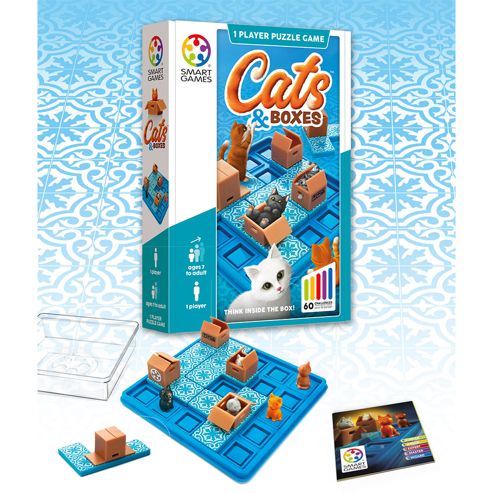 Smart Games 1 Player Puzzle Game Cats and Boxes Main image