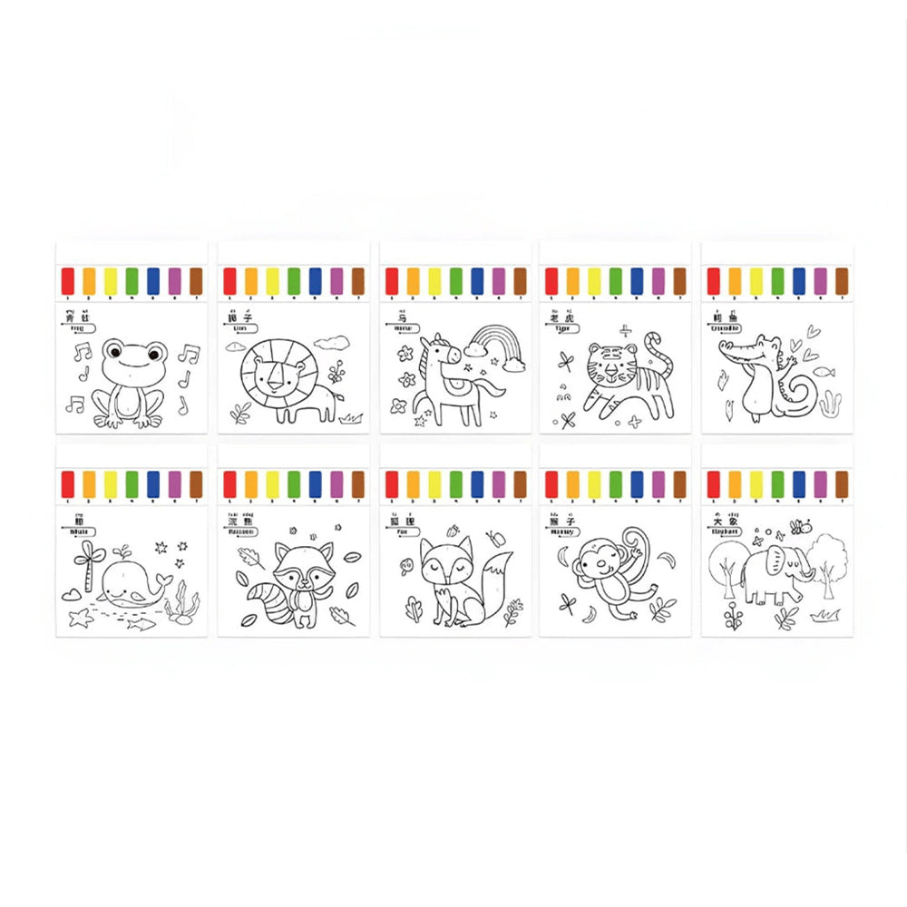 Y-Plus Fantastic Animals 3-in-1  Water Coloring Book Secondary image