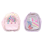 Mini Backpack with Glittered Rainbow