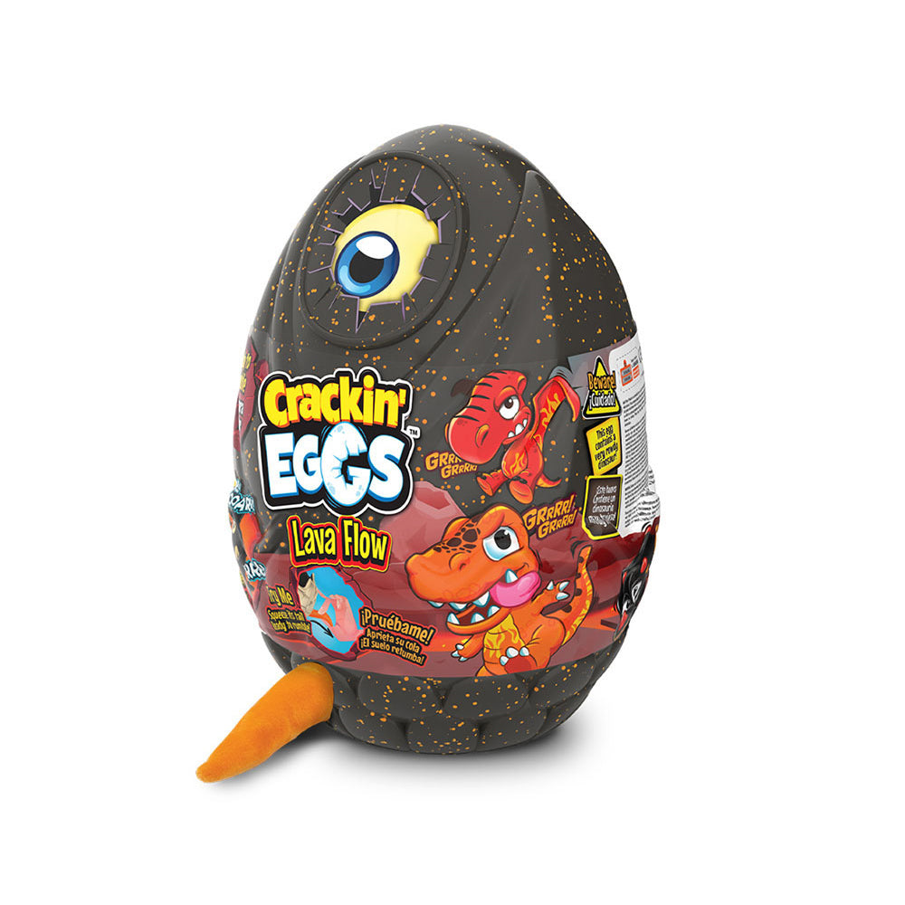 Crackin' Eggs™ Jurassic Friends Lava Flow w/ Grumble & Roar Sound Large Egg
