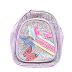 Mini Backpack with Glittered Rainbow