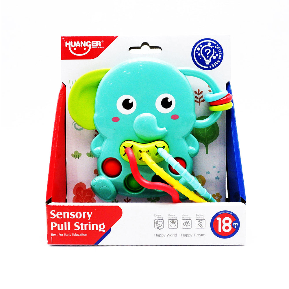 Huanger Sensory Pull String - Elephant Main image
